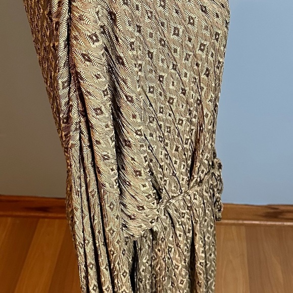 Zara Womens Brown Pullover Knee Length Dress Polyester US Small Oversized - Picture 9 of 14